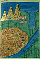 Mount Sinai depicted on late medieval Georgian manuscript