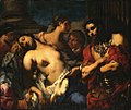 Pietro Negri: Nero mit dem Leichnam der Agrippina, 1674–79, Gemäldegalerie Alte Meister, Dresden