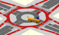 Protected intersection