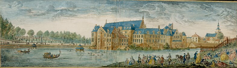 Tervuren Castle in the time of Charles of Lorraine by Heylbrouck