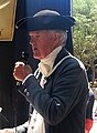 Reenactor Jim Williams portraying Thomas Polk at the 20 May 2014 Mecklenburg Declaration of Independence Commemoration at Founder's Square, Charlotte, North Carolina.