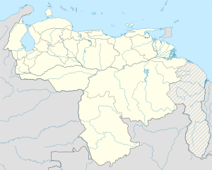 Map showing the location of Lander Municipality within Venezuela