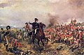 Wellington bei der Schlacht von Waterloo