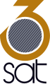 Logo of 3sat from 1 December 1984 to 30 November 1993