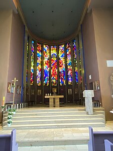 St Josef Herrenberg, Apsisfenster Totale