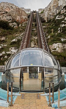 St Peter Hill Lift, La Coruña, Spain.