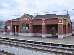 Ashburn station at 83rd Street and Central Park Avenue.