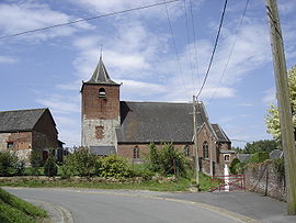 The church in Beaudignies