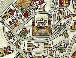 Braunschweig on the Ebstorf Map, circa 1300