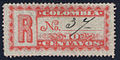 Colombia 1889, 10c registration stamp