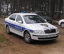 Škoda Octavia police car