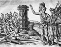 Image 33Timucua Indians at a column erected by the French in 1562 (from History of Florida)