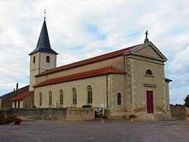 The church in Fonteny