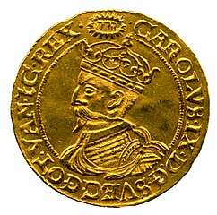 Gold coin from 1608