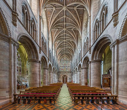 The nave looking west