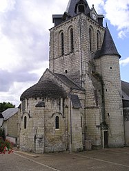 The church of Saint-Maurice, in Huismes
