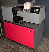 IBM 1442 medium speed card reader and punch used on many smaller computers such as the IBM 1130