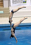 Swimming as an exercise tones muscles and builds strength.[131]