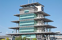 The Bombardier Pagoda at the Indianapolis Motor Speedway
