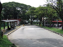 Kent Ridge Bus Terminal on Clementi Road, Singapore.
