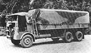 Militarised Leyland Hippo Mk I with open cab, 1939
