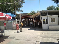 Border checkpoint in Nicosia