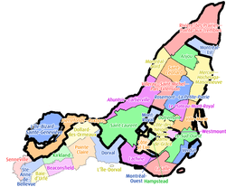 Island of Montreal after 2006 demerger