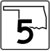 State Highway 5 marker
