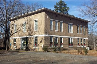 Prairie County Courthouse, DeValls Bluff, Arkansas (1939)