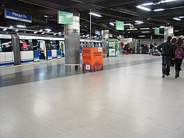 Ramal platform at Príncipe Pío station