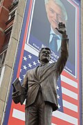 Bill Clinton statue in Pristina