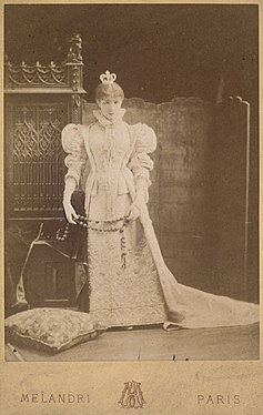 Bernhardt as the Queen of Spain in Ruy Blas (1872)