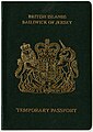 Series C temporary passport issued in Jersey