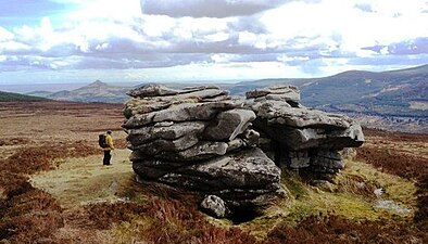 Granite Tor of Fitzwilliam's Seat near the summit of Knocknagun
