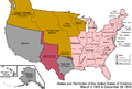 Territorial evolution of the United States (1845)