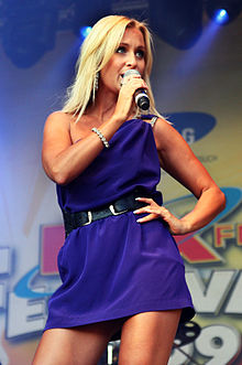 Velvet singing at Rix FM Festival 2009