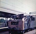 The heavily damaged 86242 after the crash
