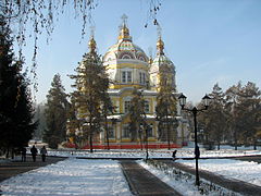 The Ascension Cathedral in winter