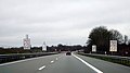 Derzeitiges Autobahnende bei Bad Segeberg am 20. Februar 2022