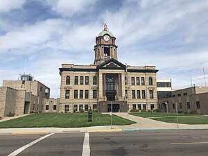 Brown County Courthouse in fall