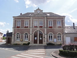 The town hall of Caillouël-Crépigny