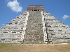 North side of the Temple of Kukulcán