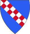 Coat of arms of the House of Hauteville in its most widespread representation