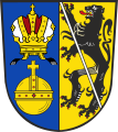 Schwebende Kaiserkrone über dem Reichsapfel (Landkreis Lichtenfels)