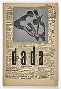 Print for the cover of Dada 4, 1919