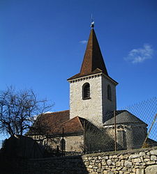 The church in Grèzes