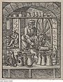 Kurbelantrieb einer Drehbank. Aus dem Ständebuch des Jost Amman (1568)