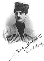 Haidar Bammate, Foreign Minister, Kumyk. Died in Paris in 1965.