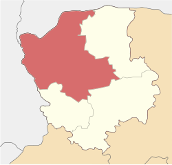 Location of Kovel Raion