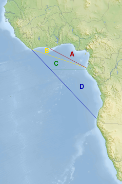 Different limits of the Gulf of Guinea
